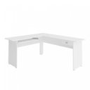 Ver imagem 7 de Kit 2 Peças com Escrivaninha em L com Uma Gaveta e Estante 10 Nichos