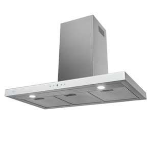 Coifa de Parede Fischer Infinity 90cm com Touch Screen 220v Branco Vidro Temperado 19902(22552)