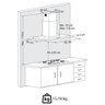 Coifa de Parede Fischer Infinity 90cm com Touch Screen 220v Branco Vidro Temperado 19902(22552) - 3