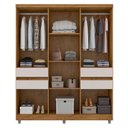Ver imagem 4 de Guarda Roupa Casal Exellence 2230 Freijó Baunilha - Araplac