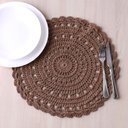 Ver imagem 2 de Sousplat Croche 38cm Caramelo