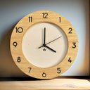 Ver imagem 2 de Relógio de Parede Minimalista Branco com Números 28cm - Uso Madeira