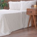 Ver imagem 2 de Kit Colcha Casal Luxor Jacquard 100% Poliéster 210x230cm Branco