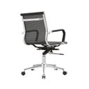 Ver imagem 3 de Kit 6 Cadeiras Escritório Diretor Giratória Aço Cromado Sidney