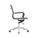 Ver imagem 4 de Kit 6 Cadeiras Escritório Diretor Giratória Aço Cromado Sidney