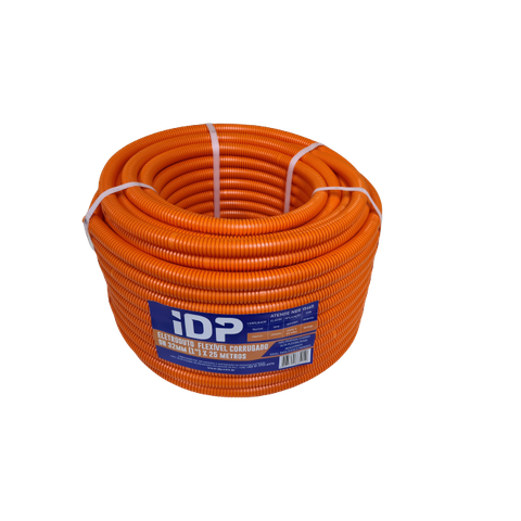 Conduíte Corrugado Laranja 3/4 Polegada Rolo 50 Metros – Alta Resistência para Instalações Elétricas