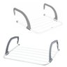Mini Varal Portatil Secador de Roupas Janelas Varanda Porta Box Banheiro Lavanderia - 5