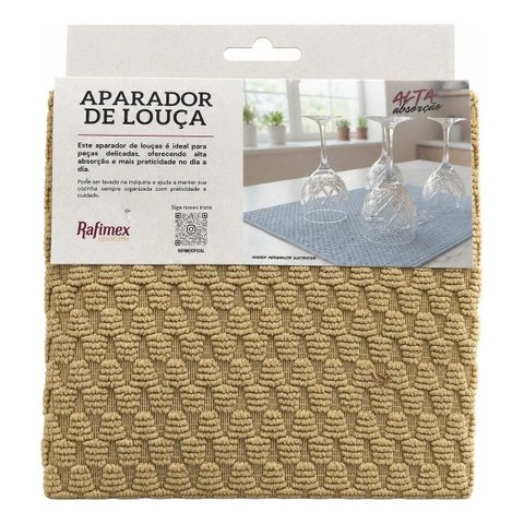 Tapete Aparador Louça Escorredor Alta Absorção 45x40 Cor Caqui
