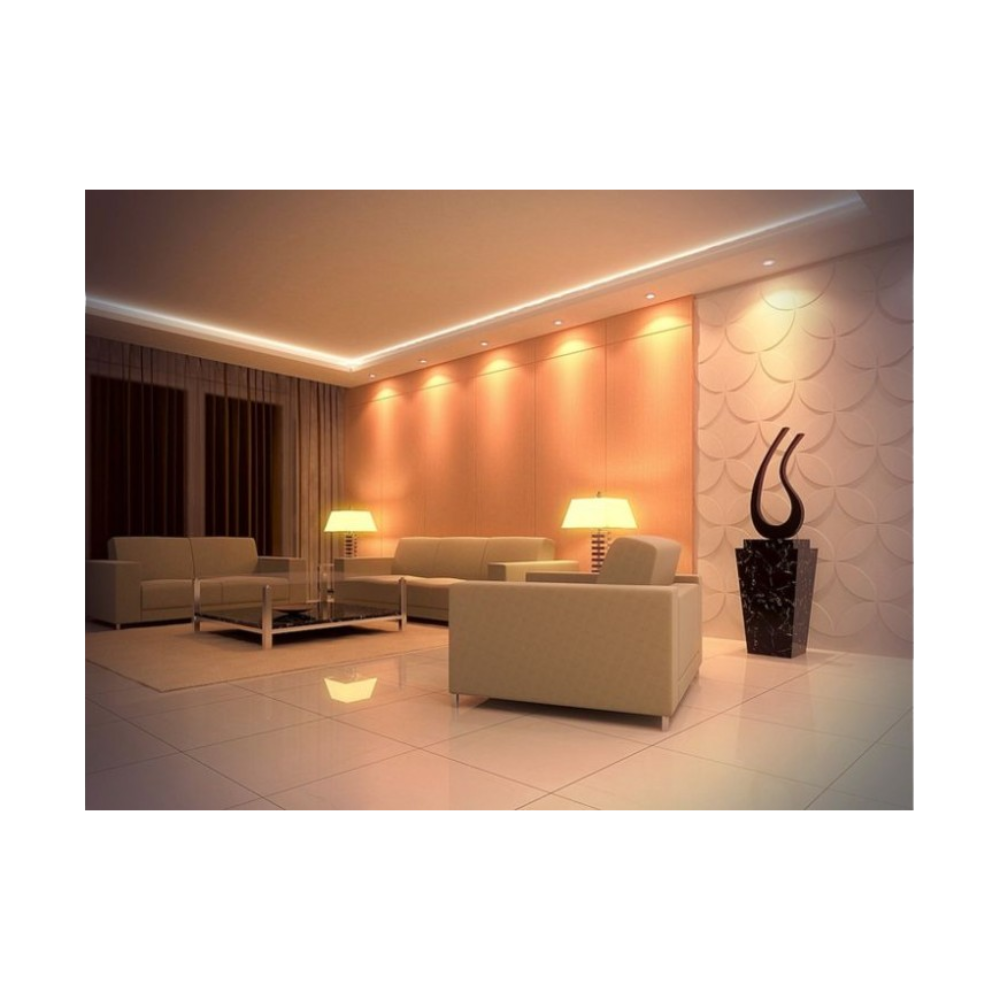 Spot Direcionavel Redondo LED Bivolt Tramontina Amarela Quente 3000K - 7W - 5