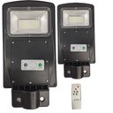 Ver imagem 5 de Luminaria Solar Poste 60w Led Rua Kit 2 Und Controle e Sensor de Movimento Iluminaçao Jardins