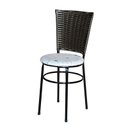 Ver imagem 2 de 6 Cadeiras para Mesa Preta Hawai Marrom Assento Floral:floral Areia