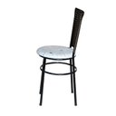 Ver imagem 4 de 6 Cadeiras para Mesa Preta Hawai Marrom Assento Floral:floral Areia