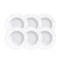 Ver imagem 1 de Kit Prato Sobremesa Tramontina Marie em Porcelana Decorada 21 Cm 06 Peças Tramontina