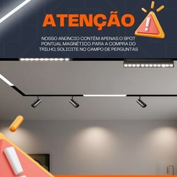 Spot Direcionável Led 12w 48v Trilho Eletrificado Magnético - 3