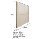 Ver imagem 5 de Cabeceira King Bali P02 195 cm Para Cama Box Bege