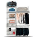 Ver imagem 1 de Roupeiro Closet Modulado Aramado Caixas Organizadoras 1,60m - Preto