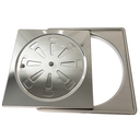 Ver imagem 1 de Kit Porta Grelha + Ralo Abre Fecha 10x10 Inox 304 Caixilho