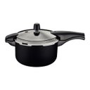 Ver imagem 1 de Panela de Pressão Tramontina Vancouver Effect em Alumínio Antiaderente Starflon Max Preto 24 cm 6 L