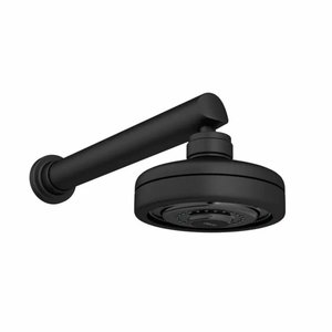 Chuveiro Parede C/ Tubo Acqua Plus Black Matte 1990.bl.ct.mt