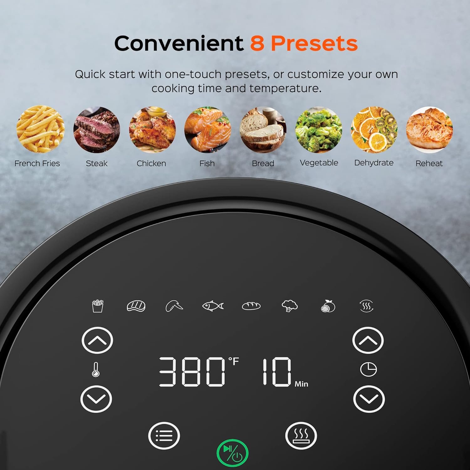 Dreo Air Fryer Dr-kaf002 Ar de 37º até 232º Preta - 5