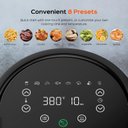 Ver imagem 5 de Dreo Air Fryer Dr-kaf002 Ar de 37º até 232º Preta