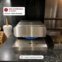 Ver imagem 5 de Forno de Pizza Guindani L346MM para Pizza 30 cm em Aço Inox com Pedra Refratária e Pá