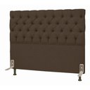 Ver imagem 1 de Cabeceira Para Cama Box De Casal 1,4 M Lisboa:Suede Marrom