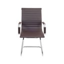 Ver imagem 2 de Cadeira Escritório Office Esteirinha Fixa:café