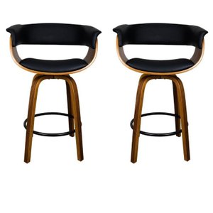 Kit com 2 Banquetas Base Madeira Betim