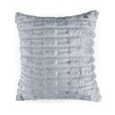 Ver imagem 2 de Kit 2 Capas de Almofada Polar Manta Ultrasoft com Ziper Decorativa Sofá Sala Quarto Cinza Platina