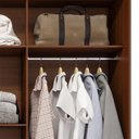 Ver imagem 4 de Guarda-Roupa Casal Lais 3 Portas de Correr Gavetas com Sapateira MDF Pm Home