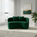 Ver imagem 2 de Sofá Decorativo Montreal 150cm Orgânico Bouclé Verde