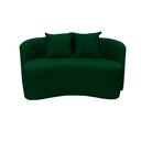 Ver imagem 3 de Sofá Decorativo Montreal 150cm Orgânico Bouclé Verde