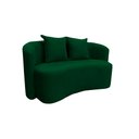Ver imagem 5 de Sofá Decorativo Montreal 150cm Orgânico Bouclé Verde