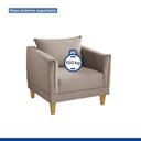 Ver imagem 7 de Poltrona para Sala de Estar Pés em Madeira Melina