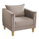 Ver imagem 2 de Poltrona para Sala de Estar Pés em Madeira Melina