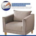 Ver imagem 5 de Poltrona para Sala de Estar Pés em Madeira Melina