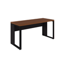 Ver imagem 2 de Mesa Diretor Start Pé Quadro 150 cm Preto/Marrom Gebb Work