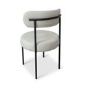 Ver imagem 4 de Mesa Jantar Vidro 200cm Off Kit 8 Cadeiras Aço Preto Boucle H02 - D'Rossi