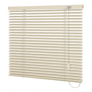 Persiana Horizontal Alumínio 25mm Bege - 1,12m X 1,20m