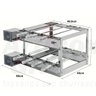 Churrasqueira Giratória Artinox Grill com 7 Espetos, 2 andares e 2 Motores Bivolt do Lado Esquerdo + - 3