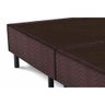 Cama Box Base King Universal Suede Brown (186x198x20) - Costa Rica - 2