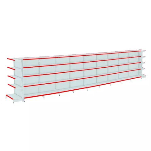 Gondola Centro 170 Fit Ate 9 Metros 2 Ponta Branco 100b Pe Vermelho