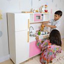 Ver imagem 3 de Kit Cozinha Infantil com Geladeira - Rosa