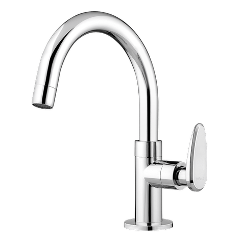 Torneira de Mesa Bica Alta para Banheiro Allure Viqua Cromado