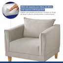 Ver imagem 5 de Poltrona para Sala de Estar Pés em Madeira Melina