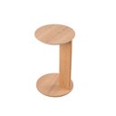 Ver imagem 3 de Mesa Lateral Apoio Sofá Orgânica 35cm Chanfrada Pé Madeira 28020 Artesano