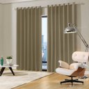 Ver imagem 1 de Cortina Blackout Tecido Sala quarto 300x250 Cortina Web Bege