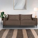 Ver imagem 2 de Sofa Living 3 Lugares Nori 220cm Veludo Deluxe 2231 Ezz 2231