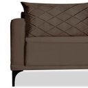 Ver imagem 6 de Sofa Living 3 Lugares Nori 220cm Veludo Deluxe 2231 Ezz 2231